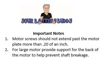 CORDOVA RESEARCH - 1.4X3.3 INCH - 2900kv 8MM Shaft- 1/8 SCALE MOTOR